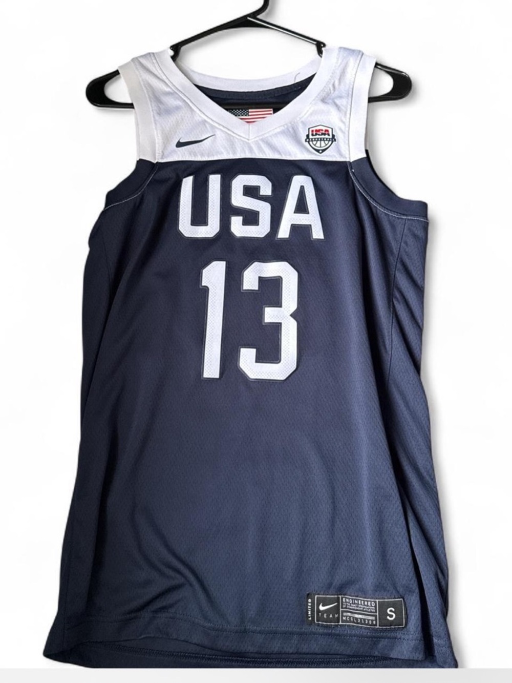 Nike USA James Harden navy blue basketball jersey Size S #NBA #basketball